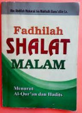 FADHILAH SHALAT MALAM