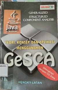 Image of TEORI, KONSEP, DAN APLIKASI MENGGUNAKAN GESCA